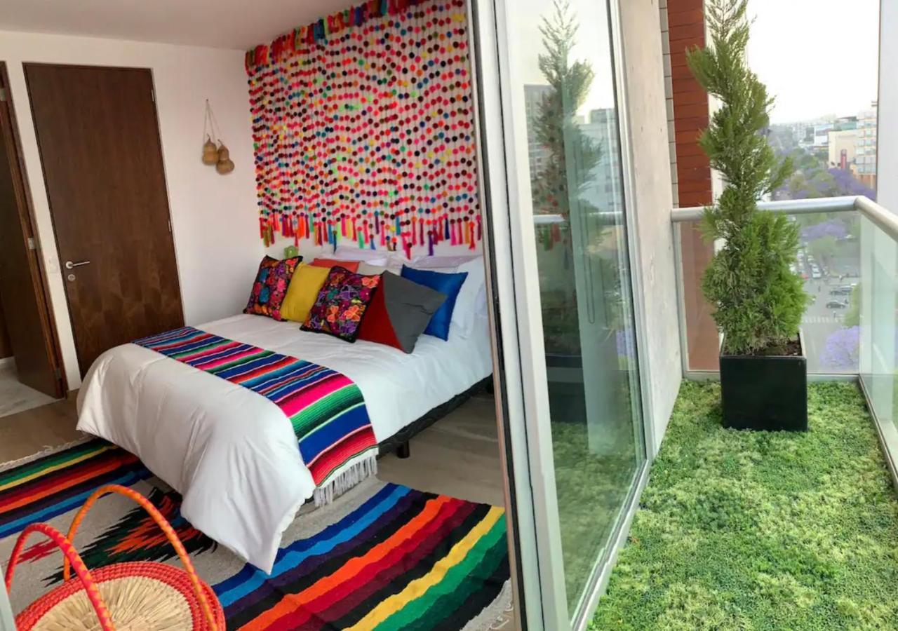 Departamento Mexicano En Polanco. Pool - Gym - Parking Mexico By Eksteriør billede