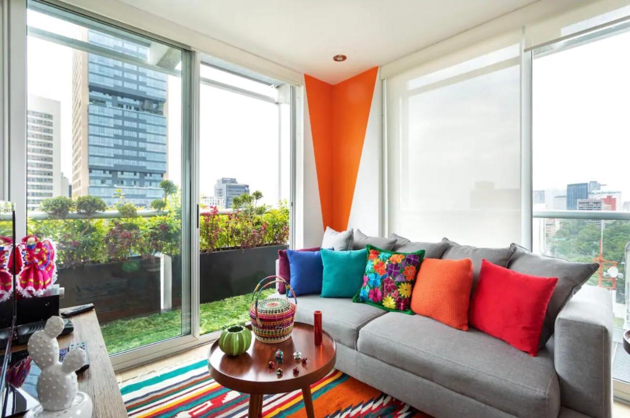 Departamento Mexicano En Polanco. Pool - Gym - Parking Mexico By Eksteriør billede