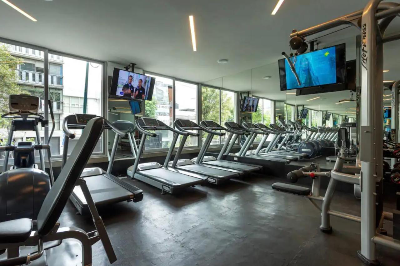Departamento Mexicano En Polanco. Pool - Gym - Parking Mexico By Eksteriør billede