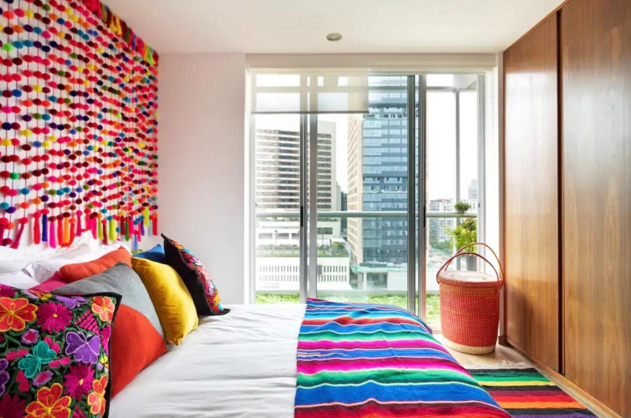 Departamento Mexicano En Polanco. Pool - Gym - Parking Mexico By Eksteriør billede